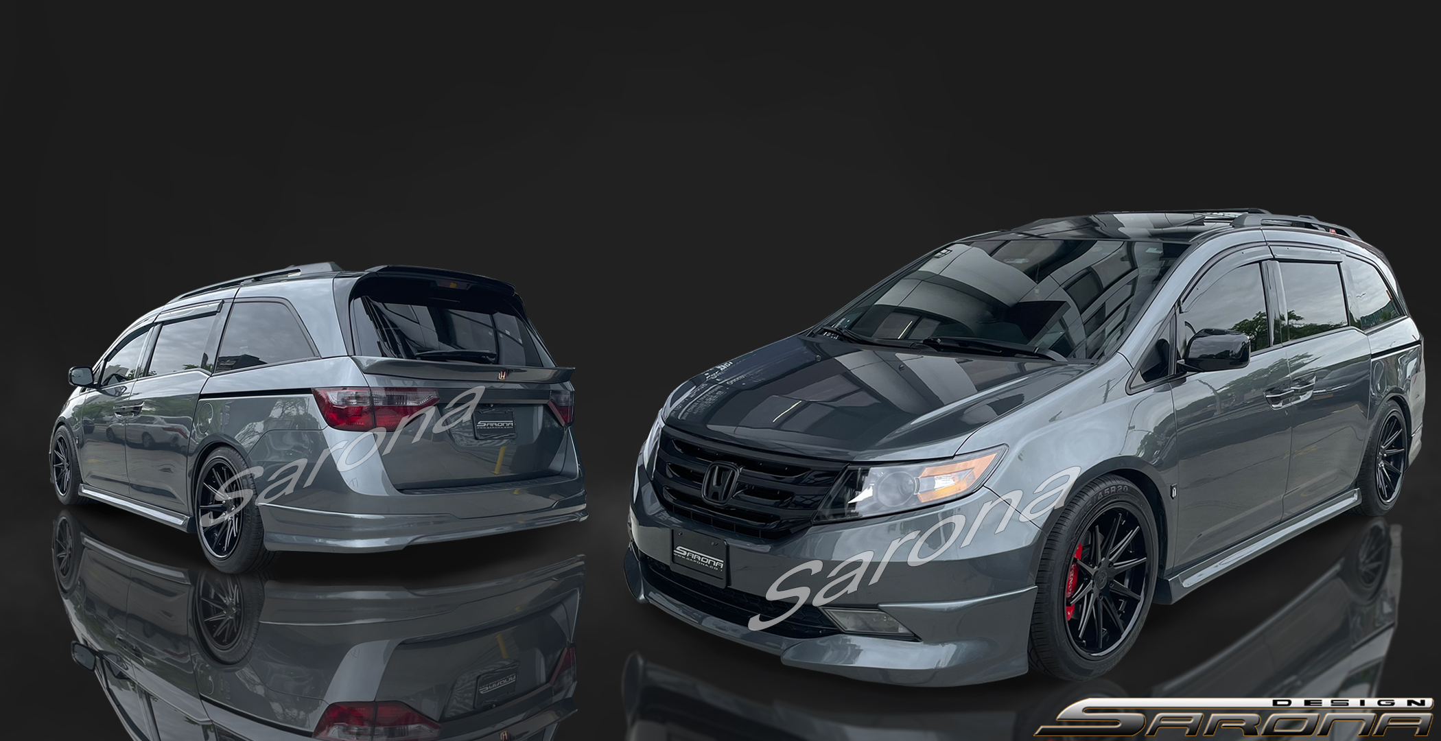 Custom Honda Odyssey  Mini Van Body Kit (2011 - 2013) - $1350.00 (Part #HD-058-KT)